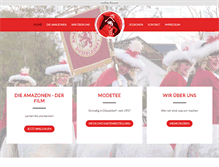 Tablet Screenshot of amazonenkorps-duesseldorf.de